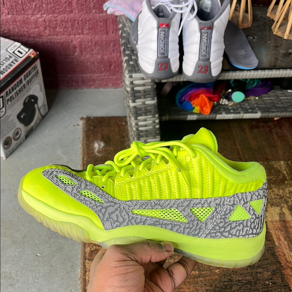 Kids Neon Green Athletic Shoes
